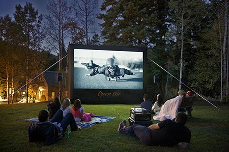 12'Backyard Screen Rental